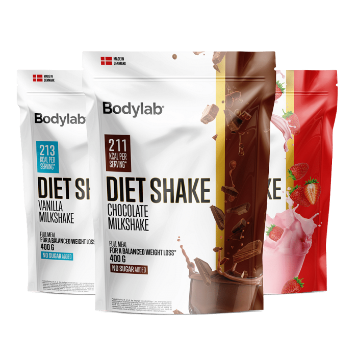 diet shake 400g pouch 3stk p