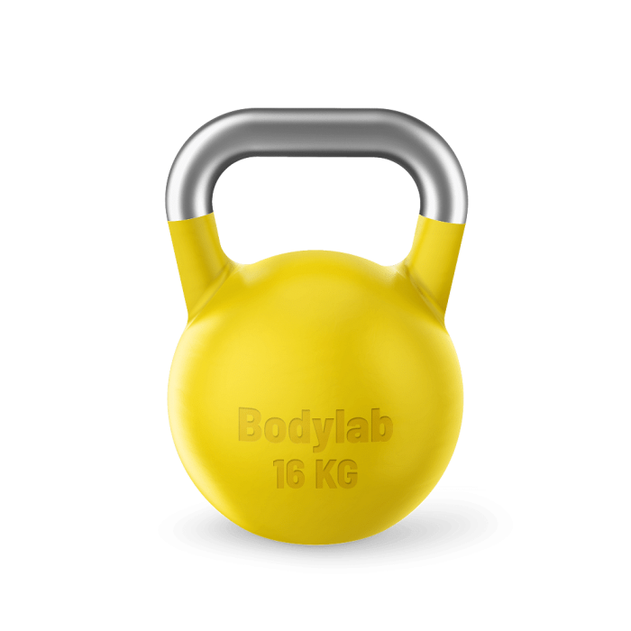 kettlebell 16kg yellow p