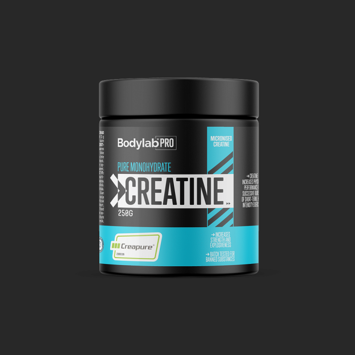 pro creatine 250g matte black p