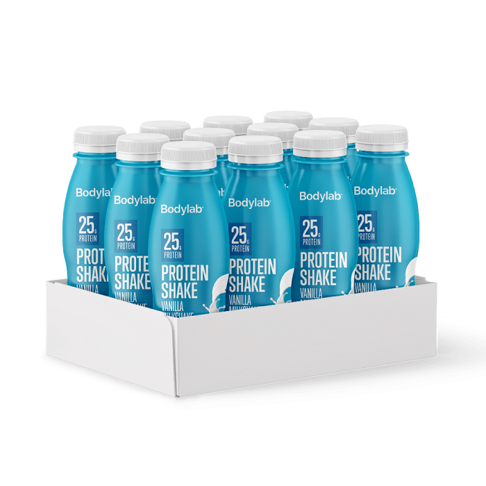 protein shake 12x330ml vanilla milkshake p