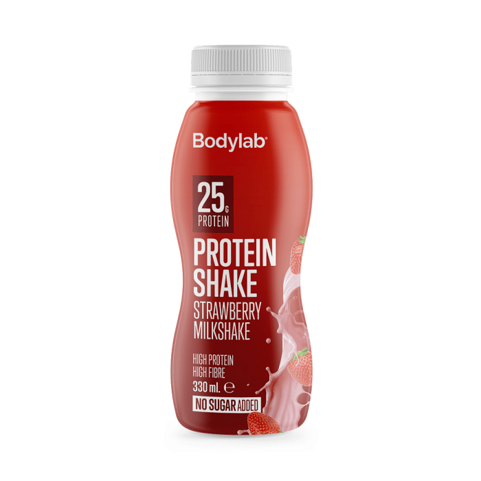 protein shake strawberry milkshake p