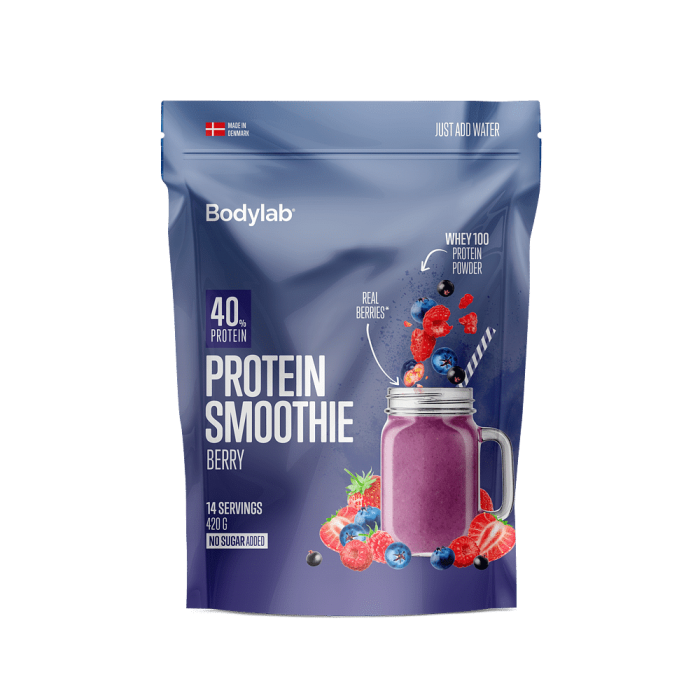 protein smoothie mix 425g berries p