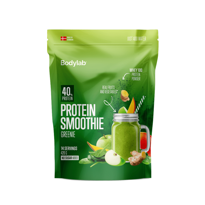 protein smoothie mix 425g greenie p