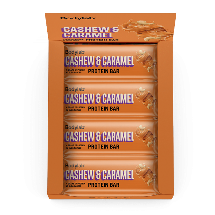 proteinbar 55g cashew caramel top box p