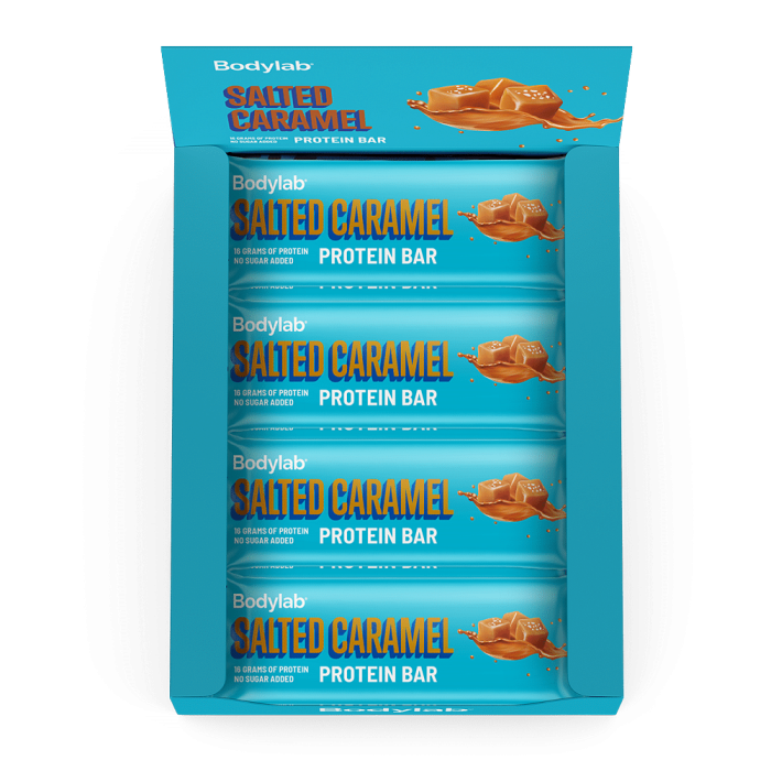 proteinbar 55g salted caramel top box p