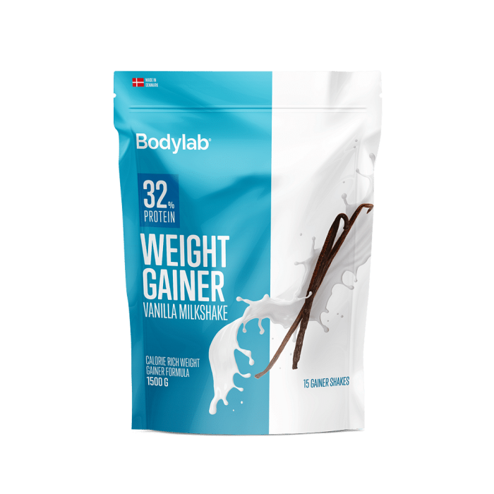 weight gainer vanilla milkshake p