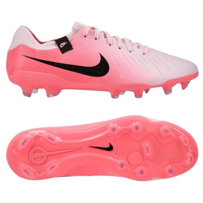 Nike Tiempo Legend 10 Pro Fg Mad Brilliance - Rosa/sort - Gress (Fg), størrelse 36