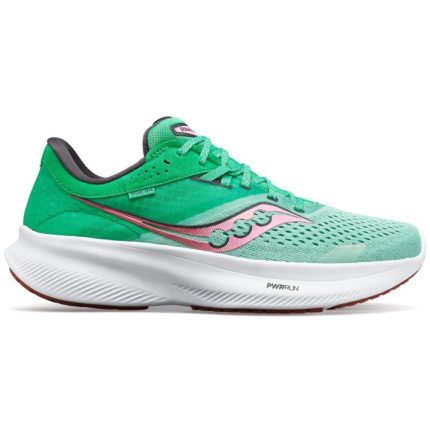 Saucony Ride 16 Dame 37½ - Allsidig Grønn Løpesko for Hverdagsløping