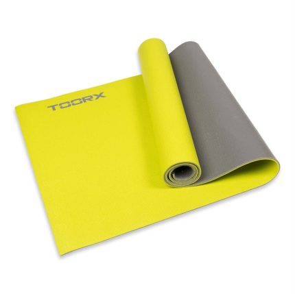 Toorx Yogamatte - 173 x 60 cm (Gul/Grå)