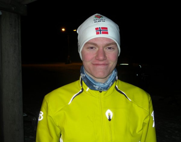 Johan Hoel har grunn til å smile etter sin sensasjonelle debut i Birkebeinerrennet. Foto: Arnstein Andreassen