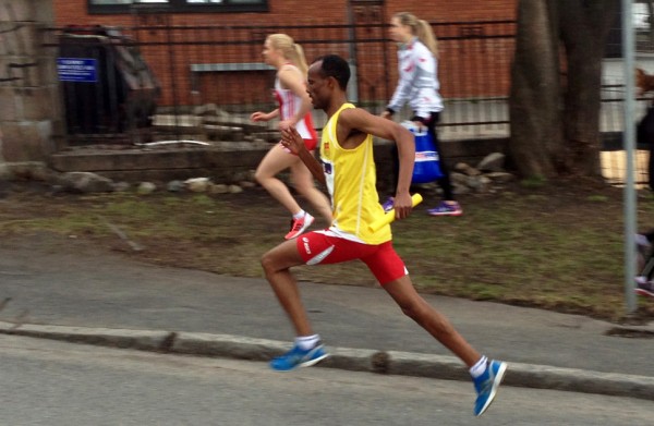 Stilstudie av Weldu Negash. Han løper etappen 4 sekunder raskere enn Blanco på 6.01 og har 6.beste etappetid. Foto: Frode Monsen