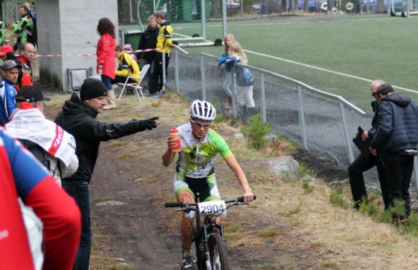 Jenny Rissveds, som også vant lørdagens sprint, sørget for dobbelt svensk i Norgescuprittet.  Foto: Lena Øverbye