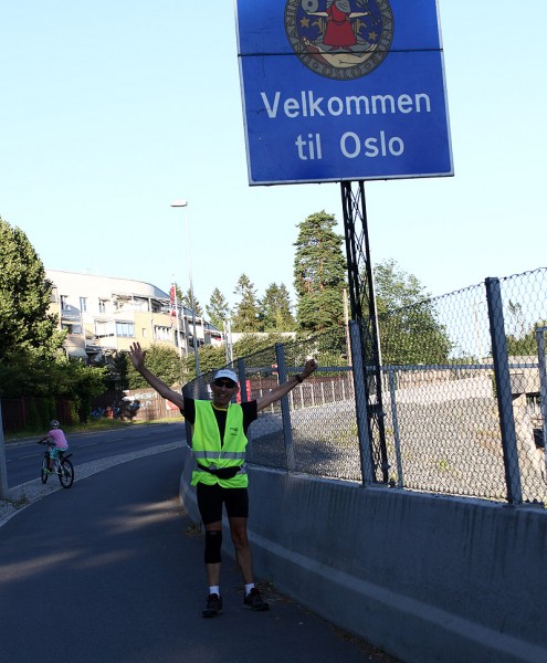 Endelig i Oslo og snart i mål!