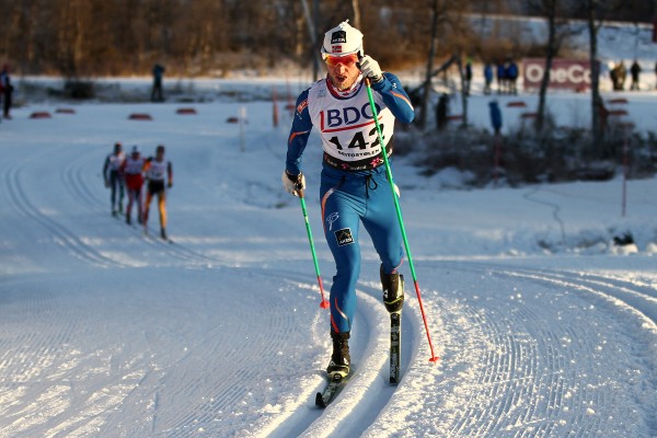 Martin Johnsrud Sundby i herlig driv på 15 km klassisk i Beitosprinten. (Foto: Bjørn Hytjanstorp)