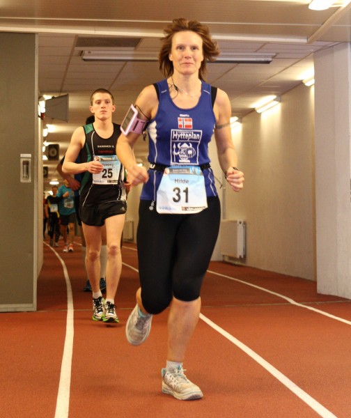 Hilde Johansen satser friskt i helgen. her fra fjorårets løp. (Foto: Bjørn Hytjanstorp)
