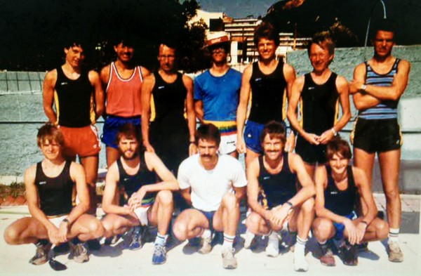 Oppegård IL sitt lag fra treningsleir på Rhodos i 1984. 