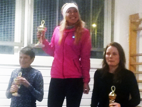 Pallen - 1. Ina Marie Hadland 2. Vera Nystad 3. Tone Raaen