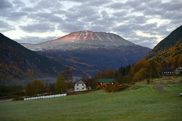 Med Gaustatoppen i sikte! (Foto: arrangøren)