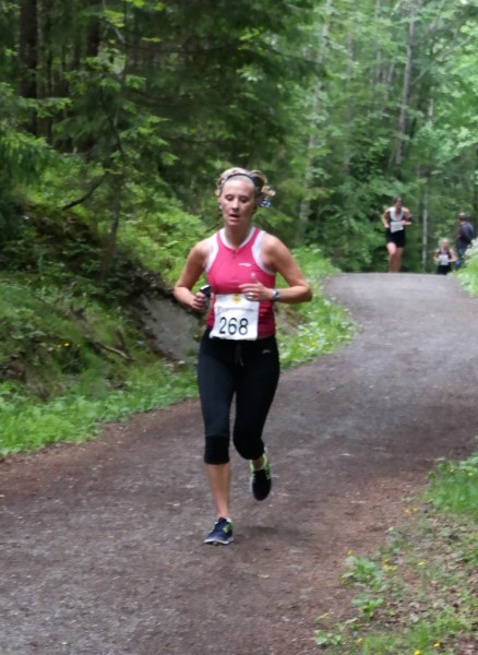 Trude Alvestad knep tredjeplassen på Halvmila.