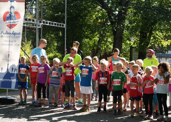 Klart til start i det ungste barneløpet. Foto: Frode Monsen, sportsmanden.no