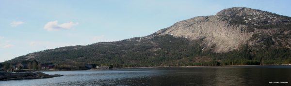 Opp og ned x antall ganger på denne utsiktsryggen. Foto Torstein Tarraldsen