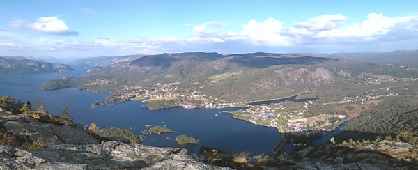 Utsikten fra toppen av Skuggenatten