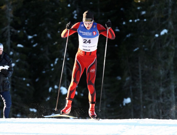 Thomas Giftsad har aktive dager. Fredag gikk han Skandinavisk Cup i Falun, lørdag vant han Sørkedalsrennet i Oslo. Her fra NM i 2013. Foto: Bjørn Hytjanstorp