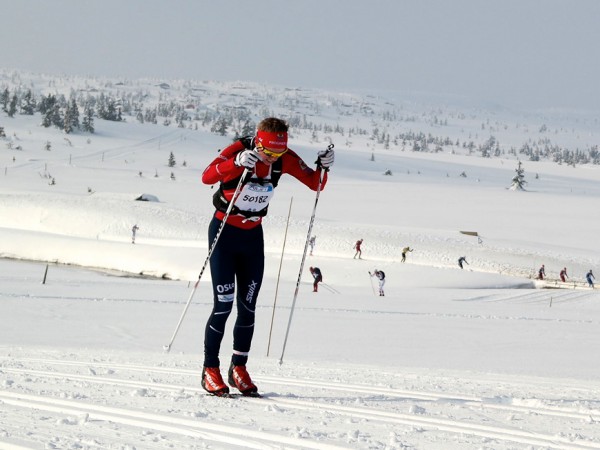 Junioren Ivar Ryttervold ble nummer 19 i HalvBirken i år. Her fra fjorårets renn. (Foto: Sportsmanden / Frode Monsen)