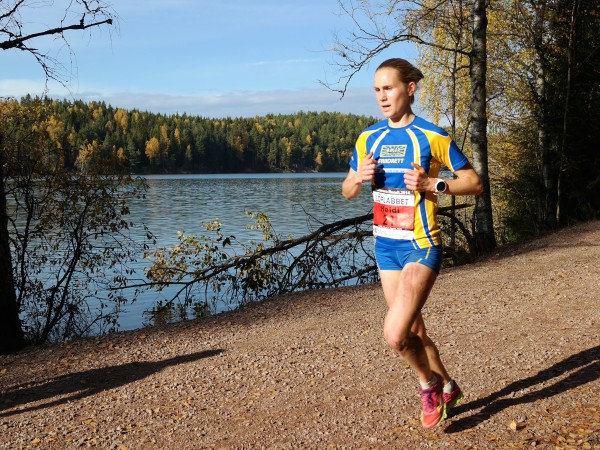 Heidi Pharo vant for to år siden, men ble spurtslått i fjor. Tar hun en ny seier i Nøklevann Rundt i år? Foto: Frode Monsen