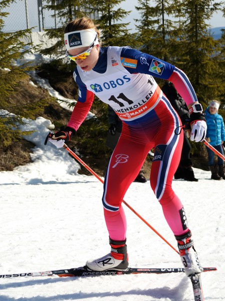 Astrid Uhrenholdt Jacobsens prestasjoner i NM ble kalt verdenmsklasse, og selv uttalte hun atå være i sitt livs form. Kan hun gå helt til topps på søndagens tremil på hjemmebane? (Foto: Frode Monsen / Sportsmanden) 