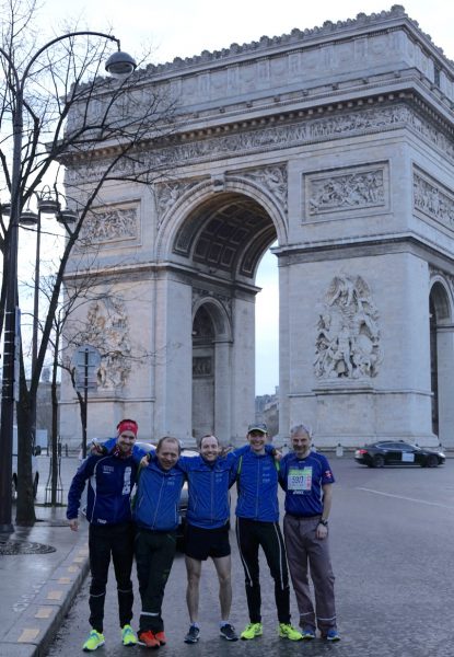 Noen av deltagerne fra Northern Runners. Foto: Eirin Bugge.