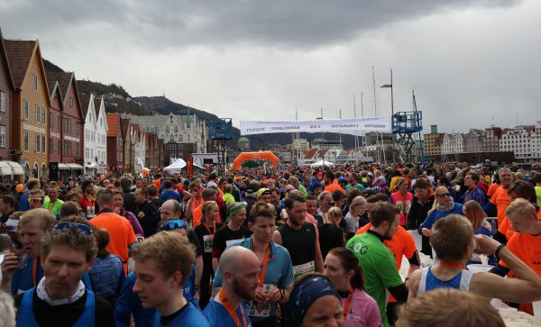 SUKSESS: Bergen City Marathon har blitt et av landets største løp på rekordtid. : Frode Monsen / Sportsmanden.no
