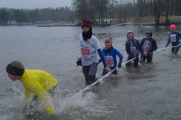 Vannet er kaldt!