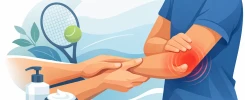 Massage ved tennisalbue behandling der hjælper