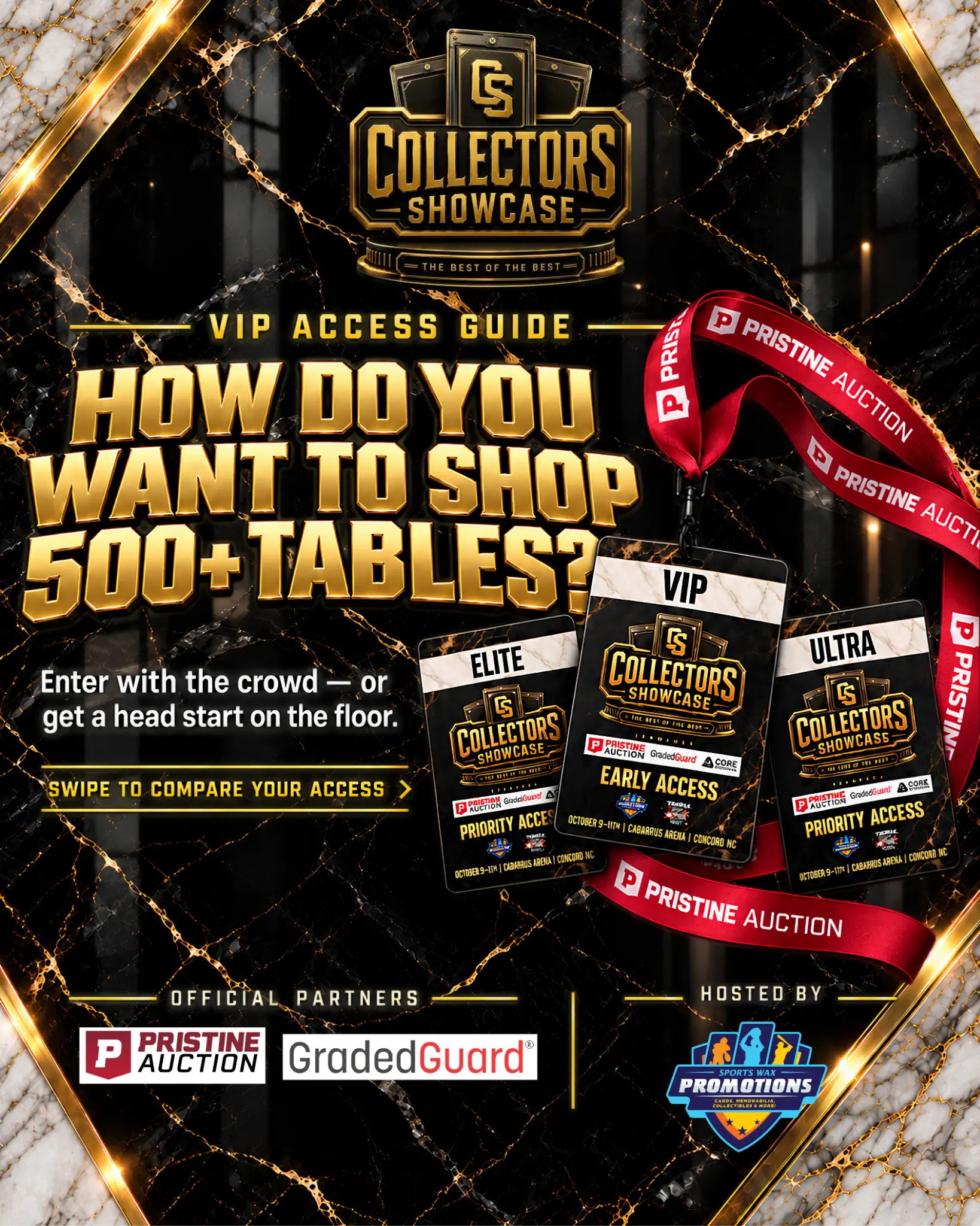 VIP Access Guide: How do you want to shop 500+ tables?