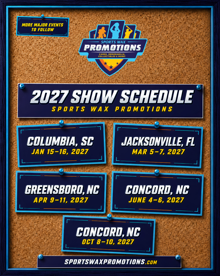 Sports Wax Promotions 2027 Schedule