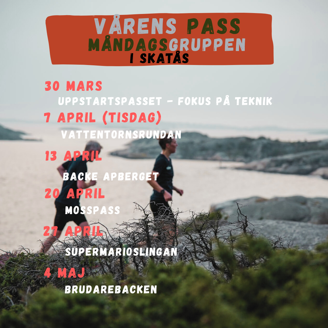 Språng Trail Club Läpgrupp i Göteborg Traillöpning