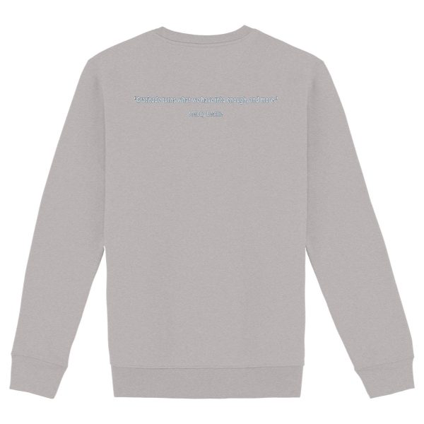 ? Be Grateful Unisex Ecological Crewneck Sweatshirt - Gratitude in Every Thread ?