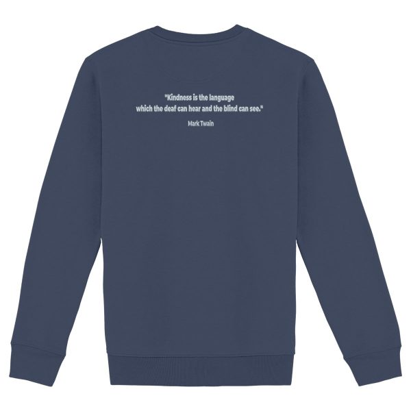 Be Kind Unisex Ecological Crewneck Sweatshirt - Kindness in Every Stitch ?