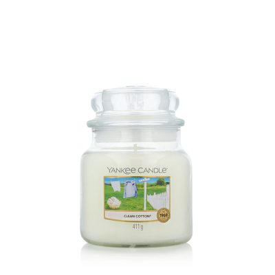 Geurkaars Yankee Candle Clean Cotton 411 g