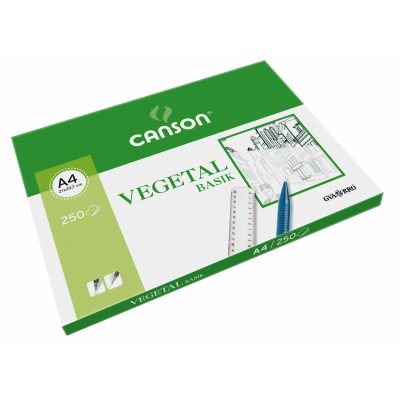 Plantaardig papier Canson Basik A4 250 Lakens 90 g/m² (210 x 297 mm)