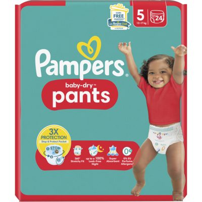 Pampers Baby-Dry Pants Maat 5 24 Luierbroekjes 12kg-17kg