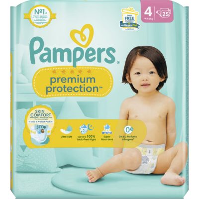 Pampers Premium Protection Maat 4 Luiers x23 9kg-14kg