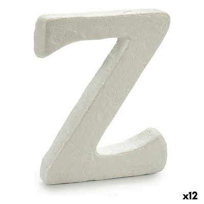 Brief Z Wit polyestyreen 1 x 15 x 13,5 cm (12 Stuks)