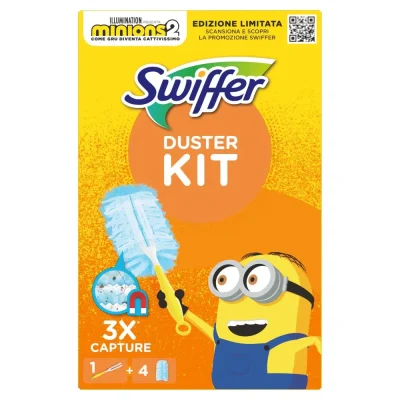 Swiffer Duster Kit (1 Handvat + 4 Navullingen)