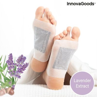 Detox-Patches voor Voeten Lavendel InnovaGoods 10 Stuks