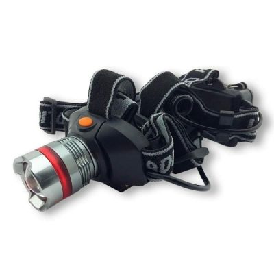 Ledlamp voor op het hoofd EDM Cree Zoom Zwart 3 W 150 Lm