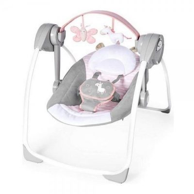 Schommelstoel Ingenuity Compact Swing – Flora Licht Roze