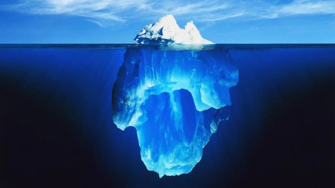 Headerbild - Tekniskulden, ett isberg