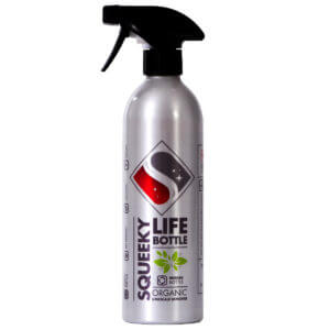 Squeeky Life Organic natural plastic free limescale remover aluminium life bottle